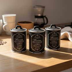 Ceramic Jars Set 3 Pcs